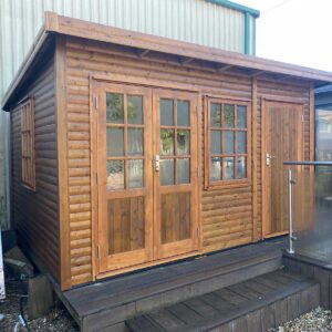 Tanalised Log Pent Studio