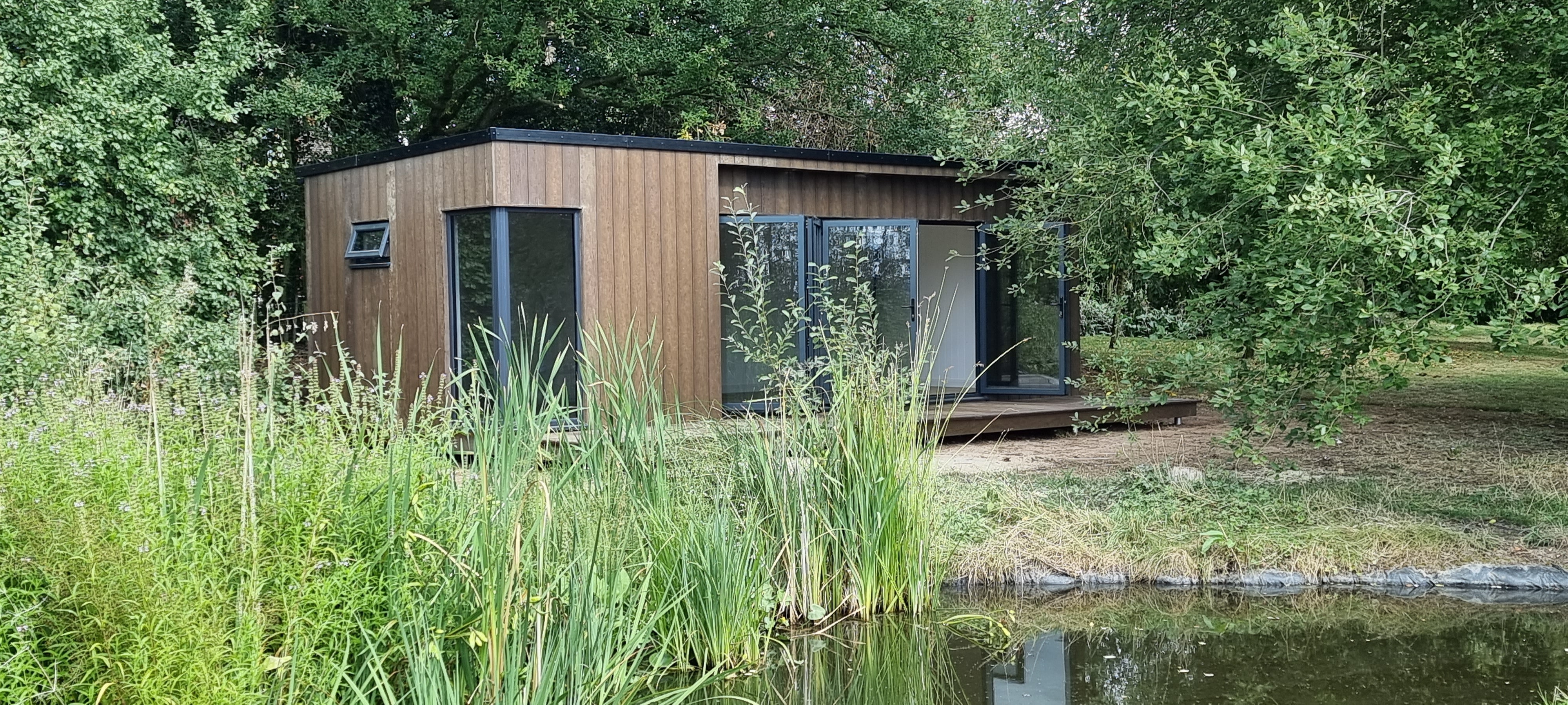 Garden Office By Water - Tunstall Garden Buildings