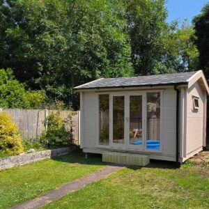 4m x 3m Apex Log Cabin