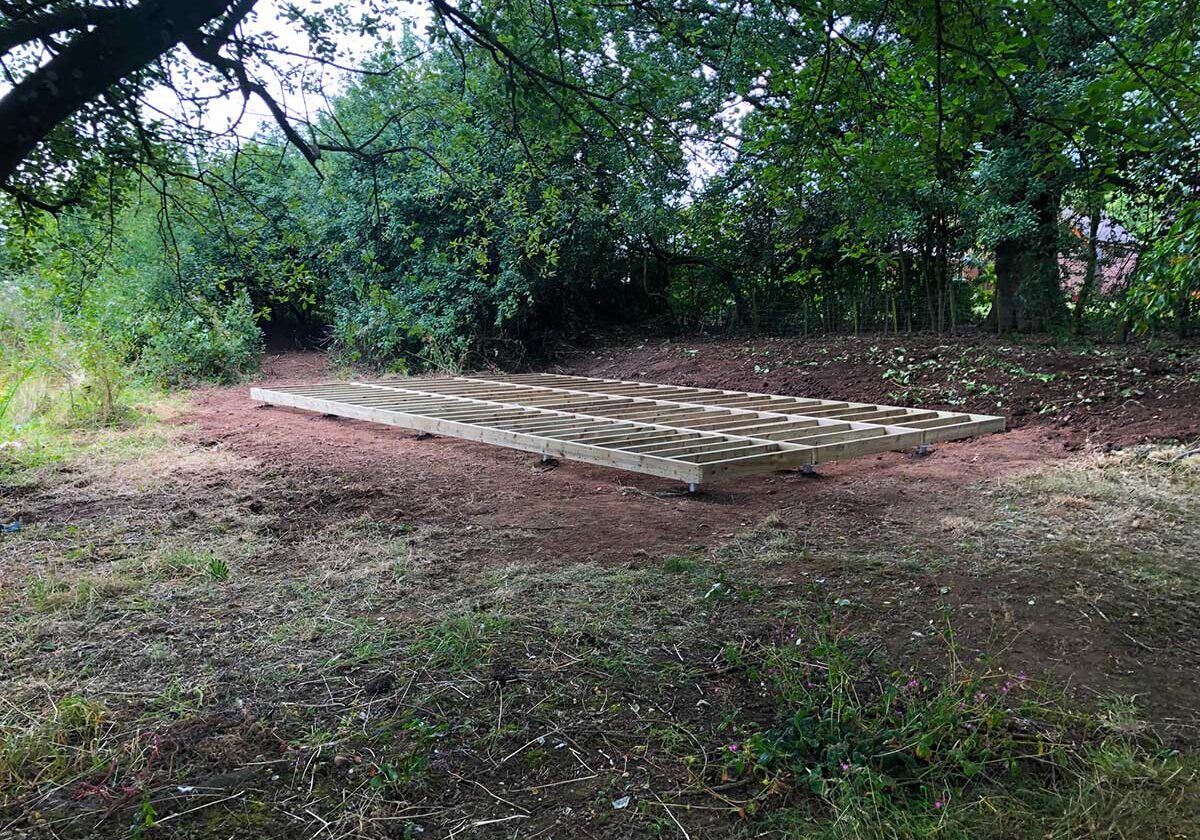 Ground screw foundation