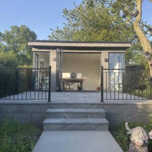 Composite Garden Office, Cladco, Light Grey